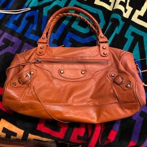 Authentic Balenciaga Motorcross classic city bag